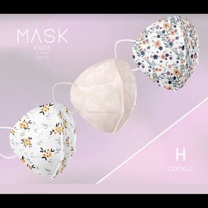 3 Face Masks KN95 Layered Protection Unique Design